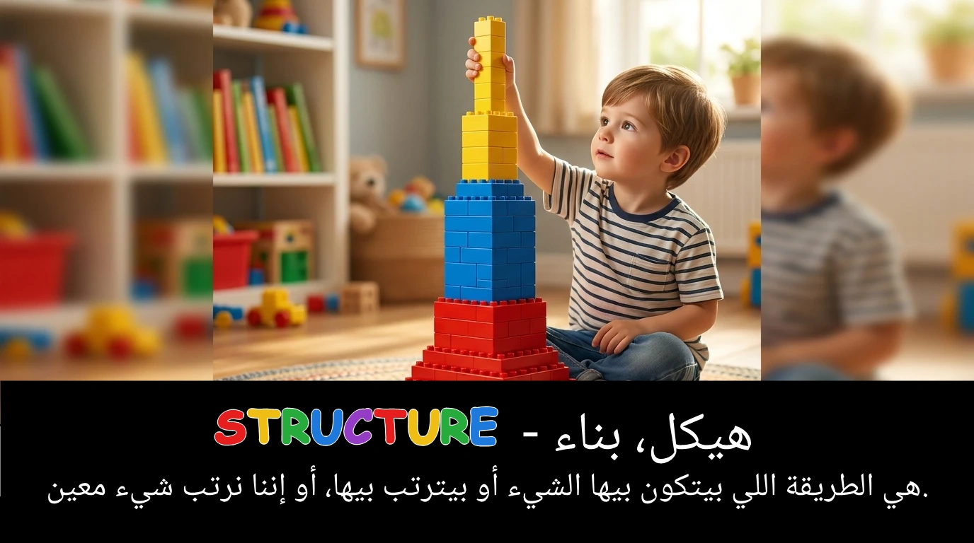 Arabic Illustration for structure